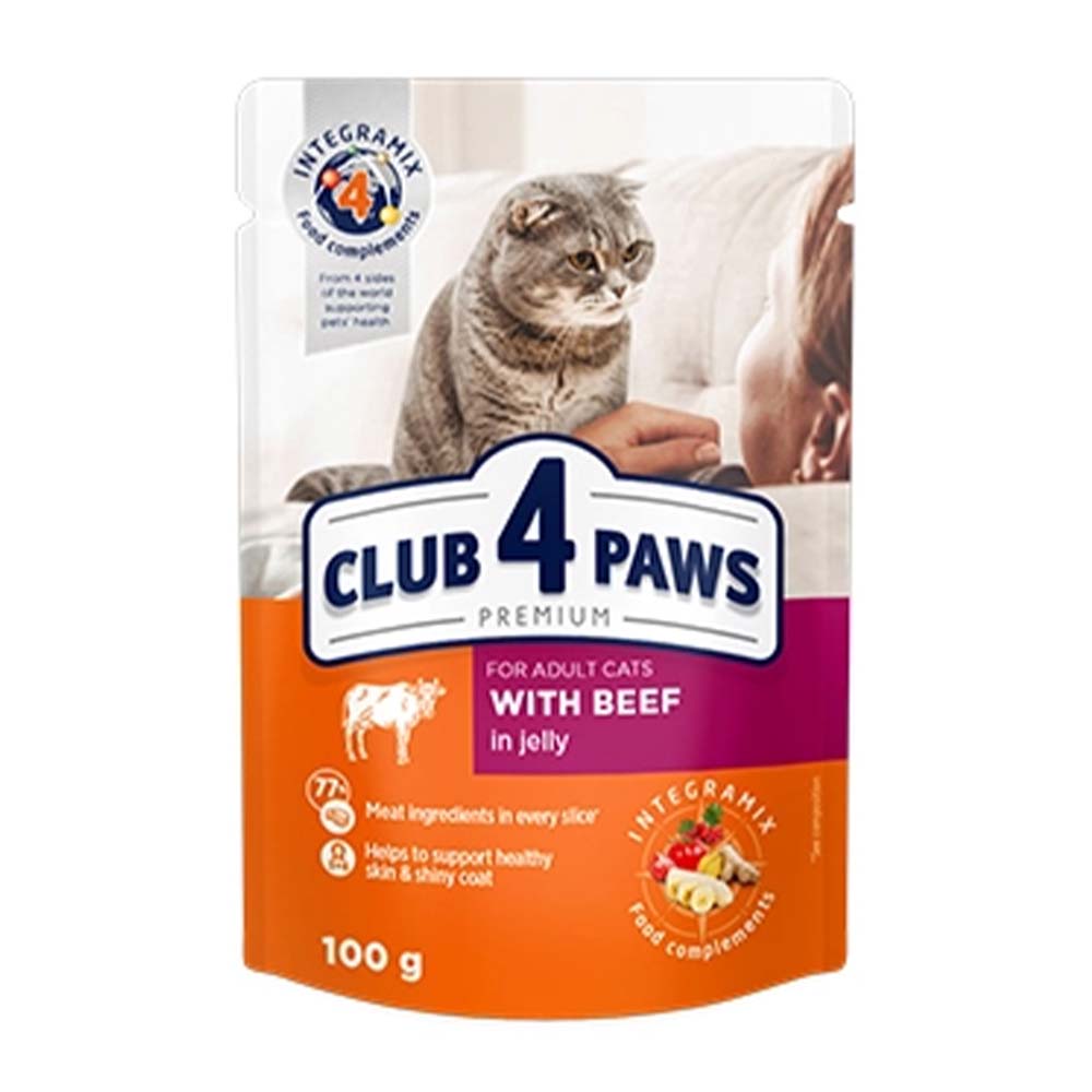 Club 4 Paws Premium Plic Pisica Adult – Vita (in aspic) 100g (în