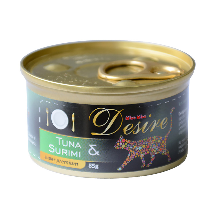 Conserva DESIRE Ton File si Surimi in Gelatina 85g