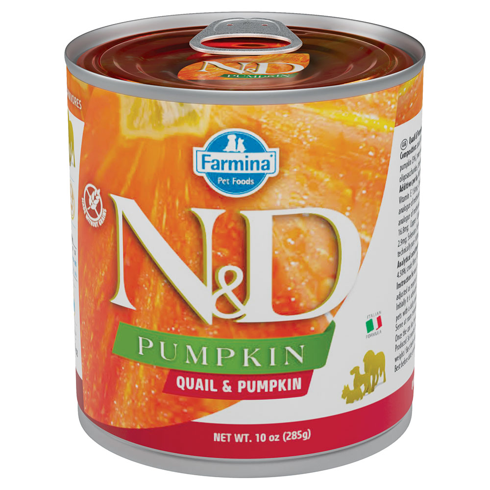 Hrana Umeda Caini N&D PUMPKIN Adult – Prepelita 285 g 285