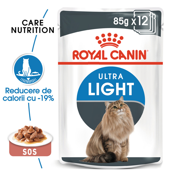 ROYAL CANIN Ultra Light Weight Care in Gravy 12x85g 12x85g