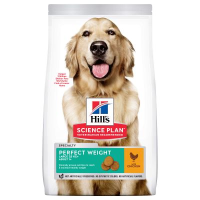 Hrana Uscata Caine HILL’S SP Canine Adult Perfect Weight Large Breed Chicken 12 kg Adult