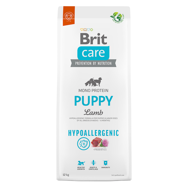 Hrana Uscata Caini BRIT CARE Hypoallergenic Puppy 12 KG BRIT