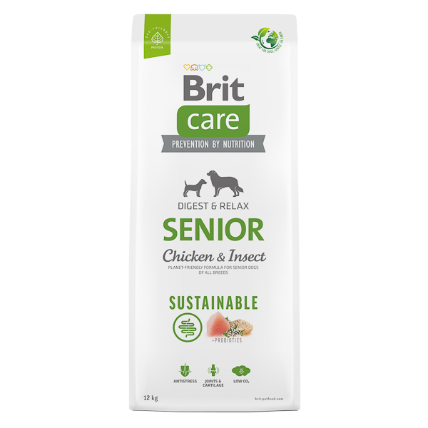 Hrana Uscata Caini BRIT CARE Sustainable Senior 12 Kg Caine Senior 2023-09-29