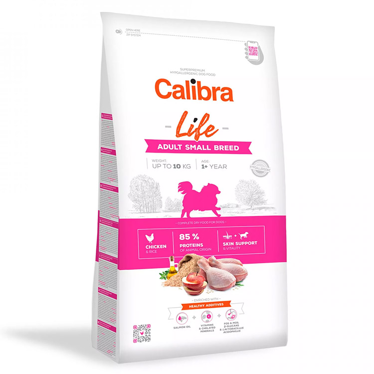 Hrana Uscata Caini CALIBRA Life Adult Small Breed Chicken 6kg Caine Adult 2023-09-29