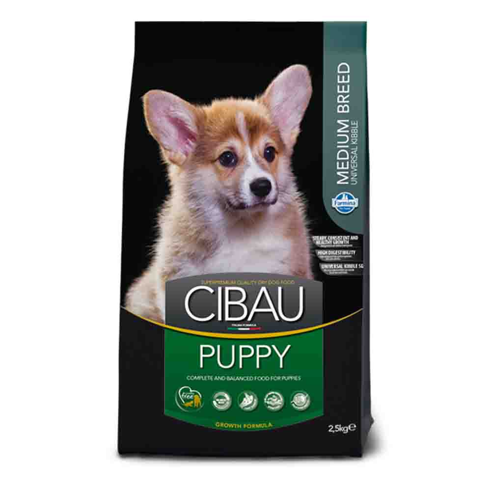 Hrana Uscata Caini CIBAU Puppy Medium 2,5 kg 25