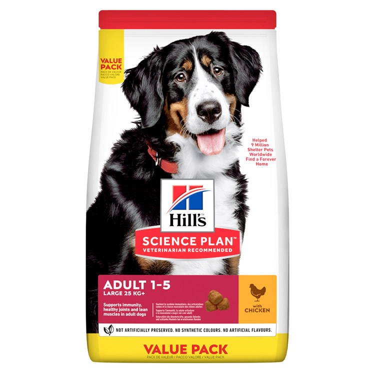 Hrana Uscata Caini HILL’S SP Canine Adult Large Breed Chicken 18kg (Value Pack) 18kg