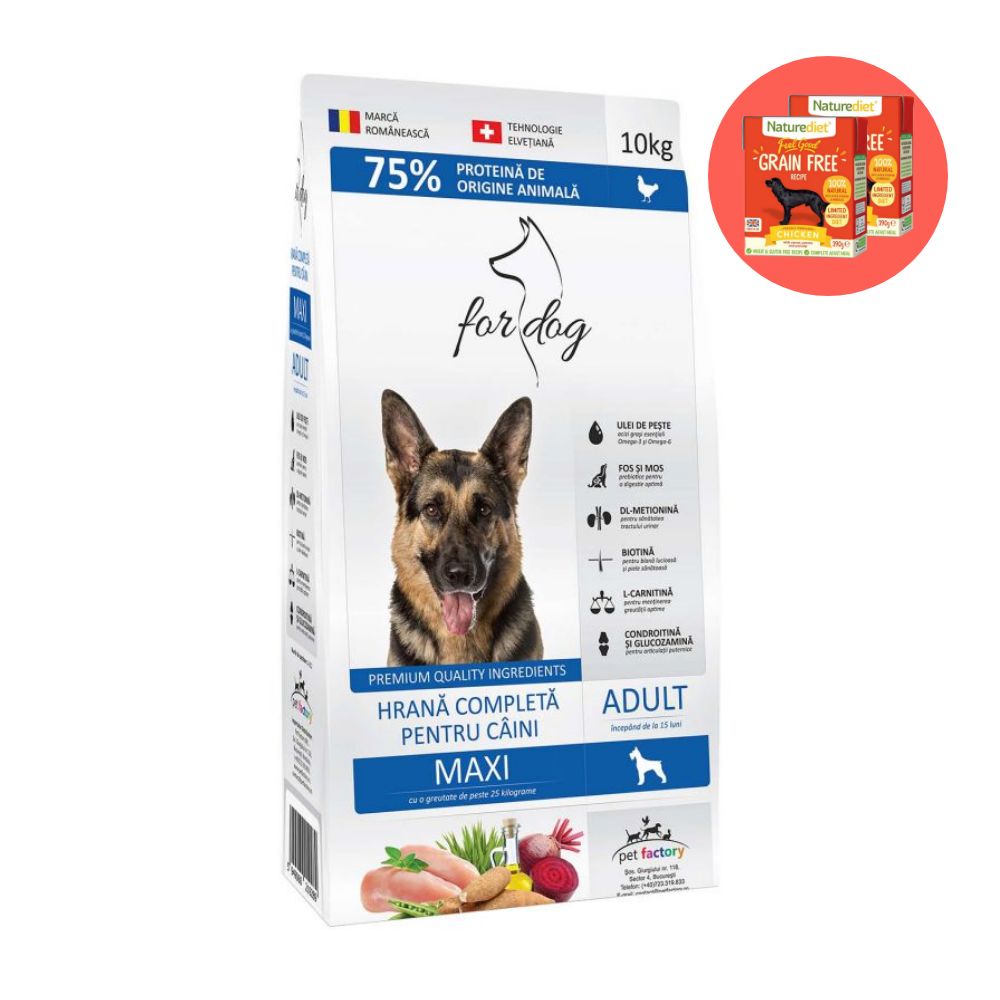 Hrana uscata FOR DOG Maxi Adult 10KG 10kg