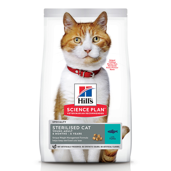 Hrana uscata Pisici HILL’S SP Feline Adult Sterilised Tuna 1.5 kg 1.5