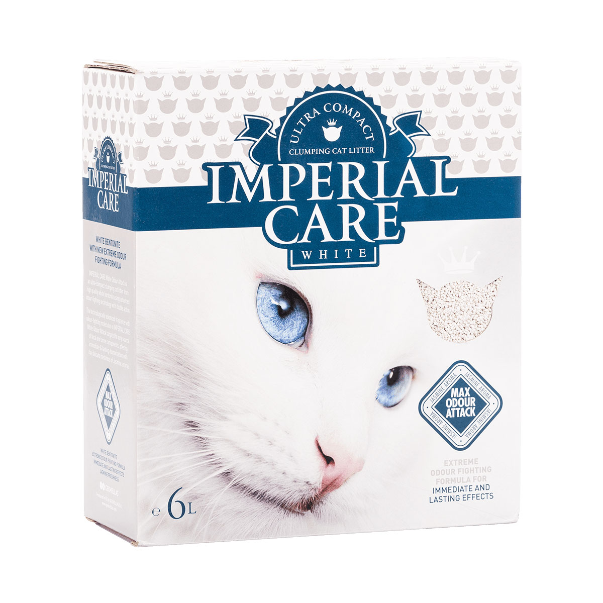 Imperial Care White Asternut Igienic Pisici Bentonita Premium Iasomie 6L Asternut