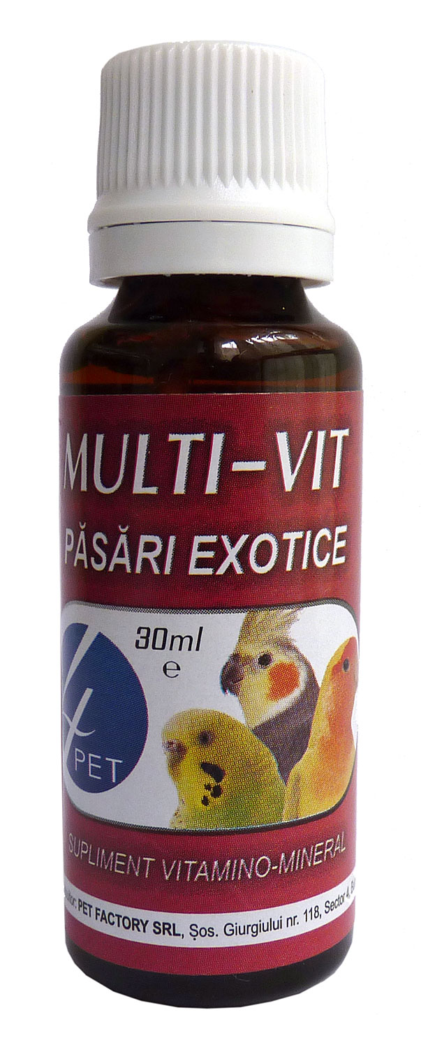 Multi-Vit Pasari Exotice 4PET 30ml Suplimente nutritive 2023-09-26