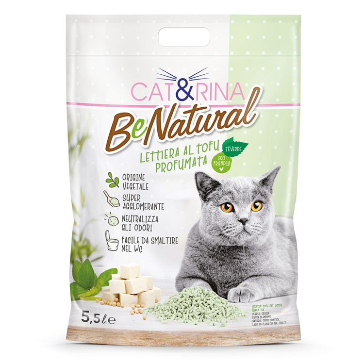 Nisip Pisici CAT RINA Tofu Ceai Verde 5.5L 5.5l