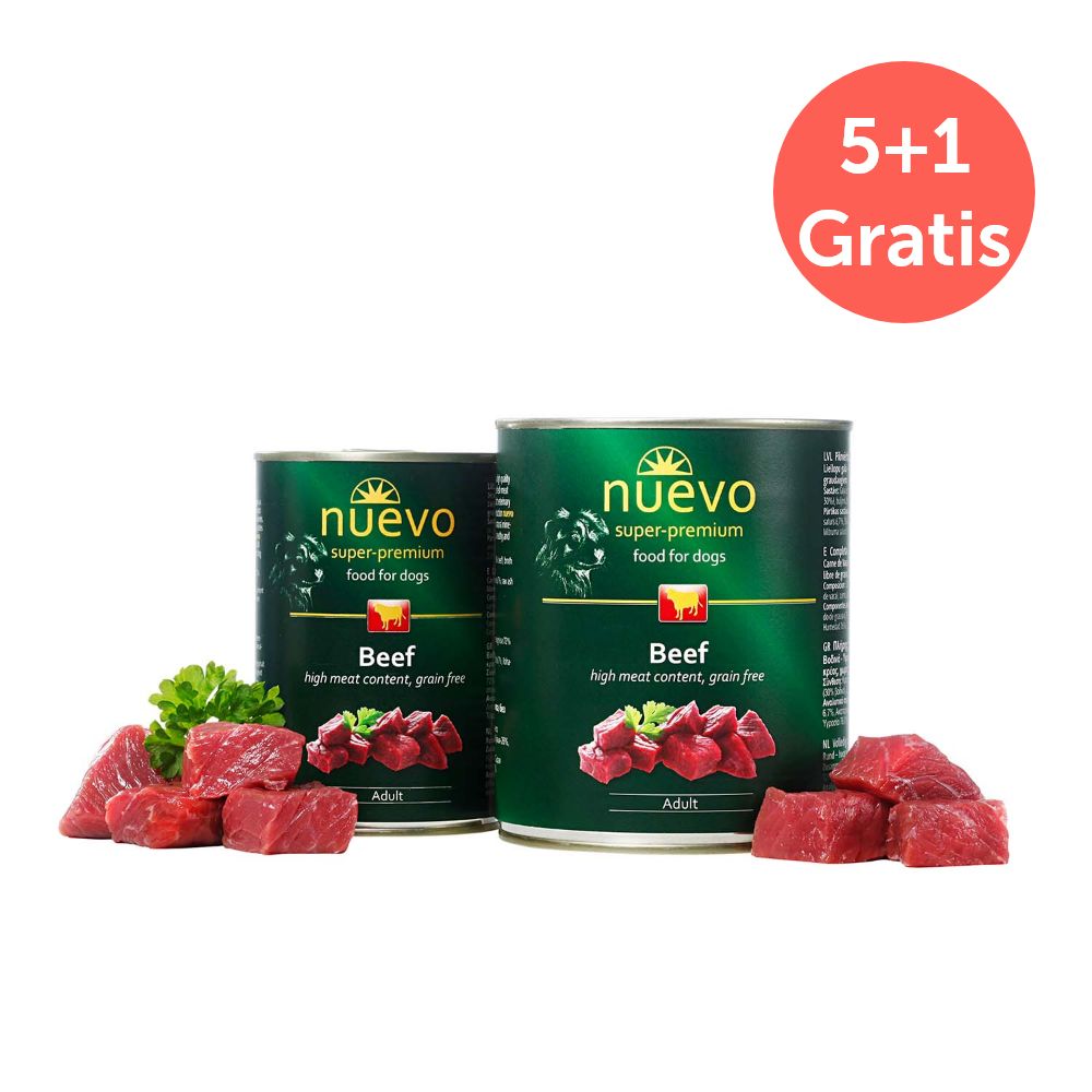 Pachet Conserve Nuevo Caine Adult, Vita 6 x 400g