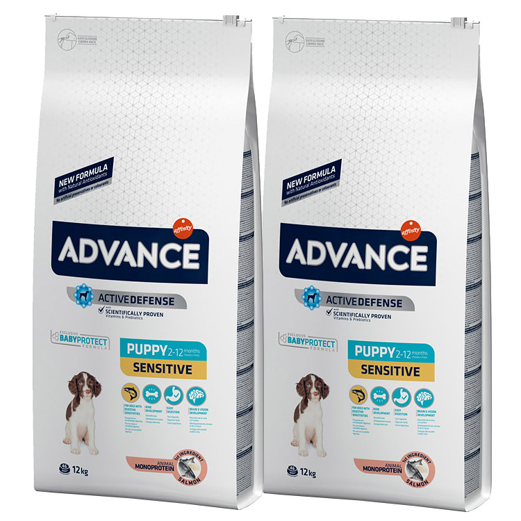 Pachet Economic ADVANCE Puppy Sensitive 2x12kg