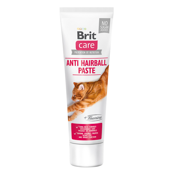 Pasta pentru pisici BRIT CARE Anti Hairball cu Taurina 100 g