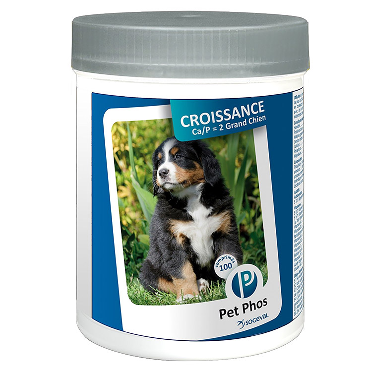 PET PHOS Croissance Special Grand Chien – 100 Tablete Vitamine caini 2023-09-26