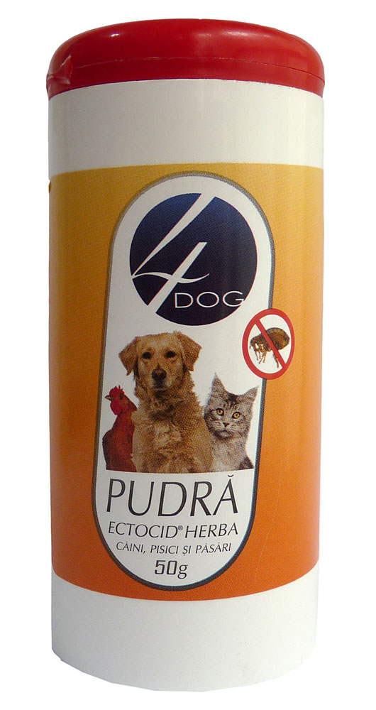 Pulbere Antiparazitara Ectocid Herba 4DOG 50g