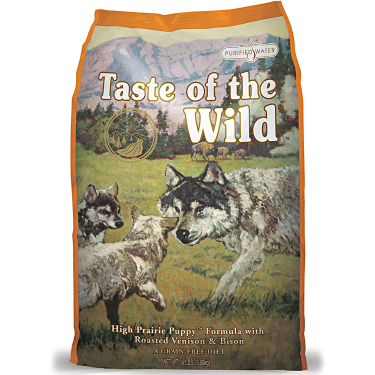 TASTE OF THE WILD High Prairie Puppy 12.2kg Caine Junior 2023-09-26