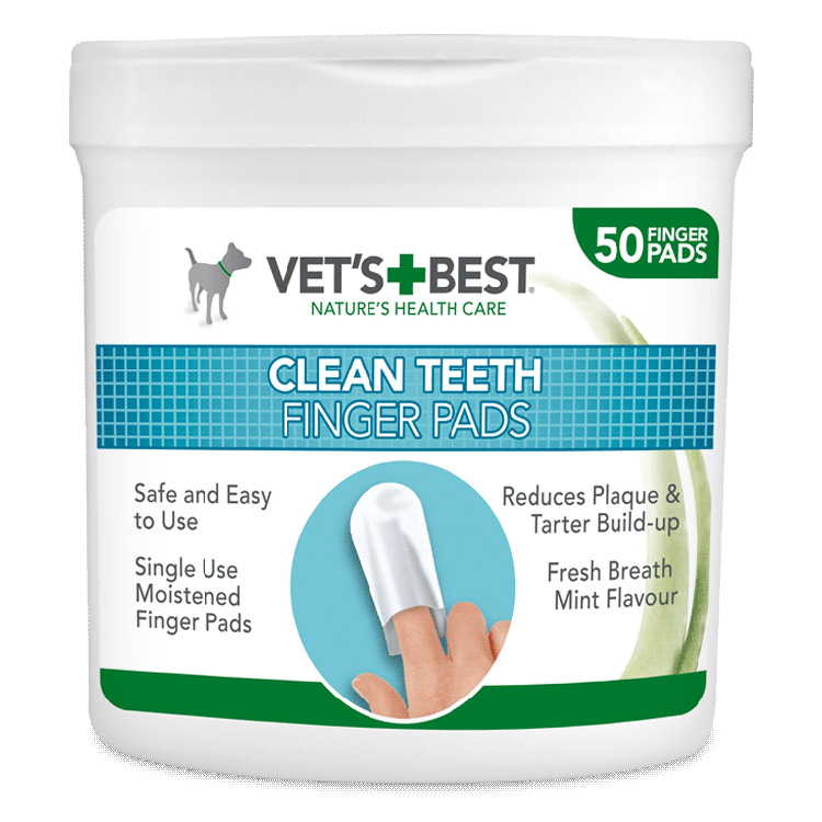 VET\'S BEST Degetar Dental Caini 50buc