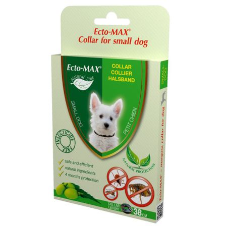Zgarda antiparazitara Ecto-MAX Bio Dog S, 38 CM antiparazitară