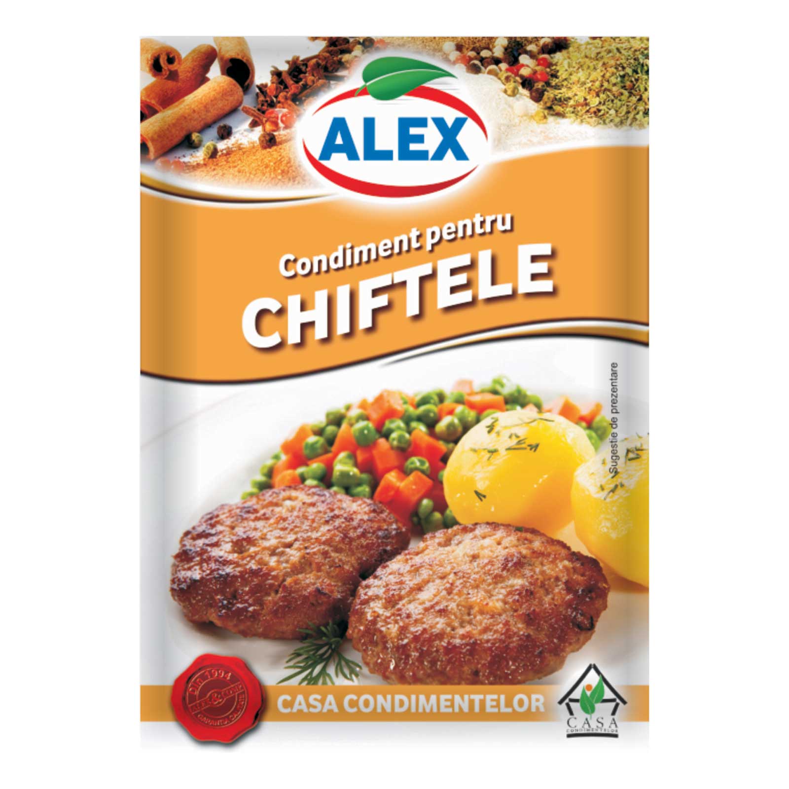 Condiment pentru chiftele, Alex, 16g