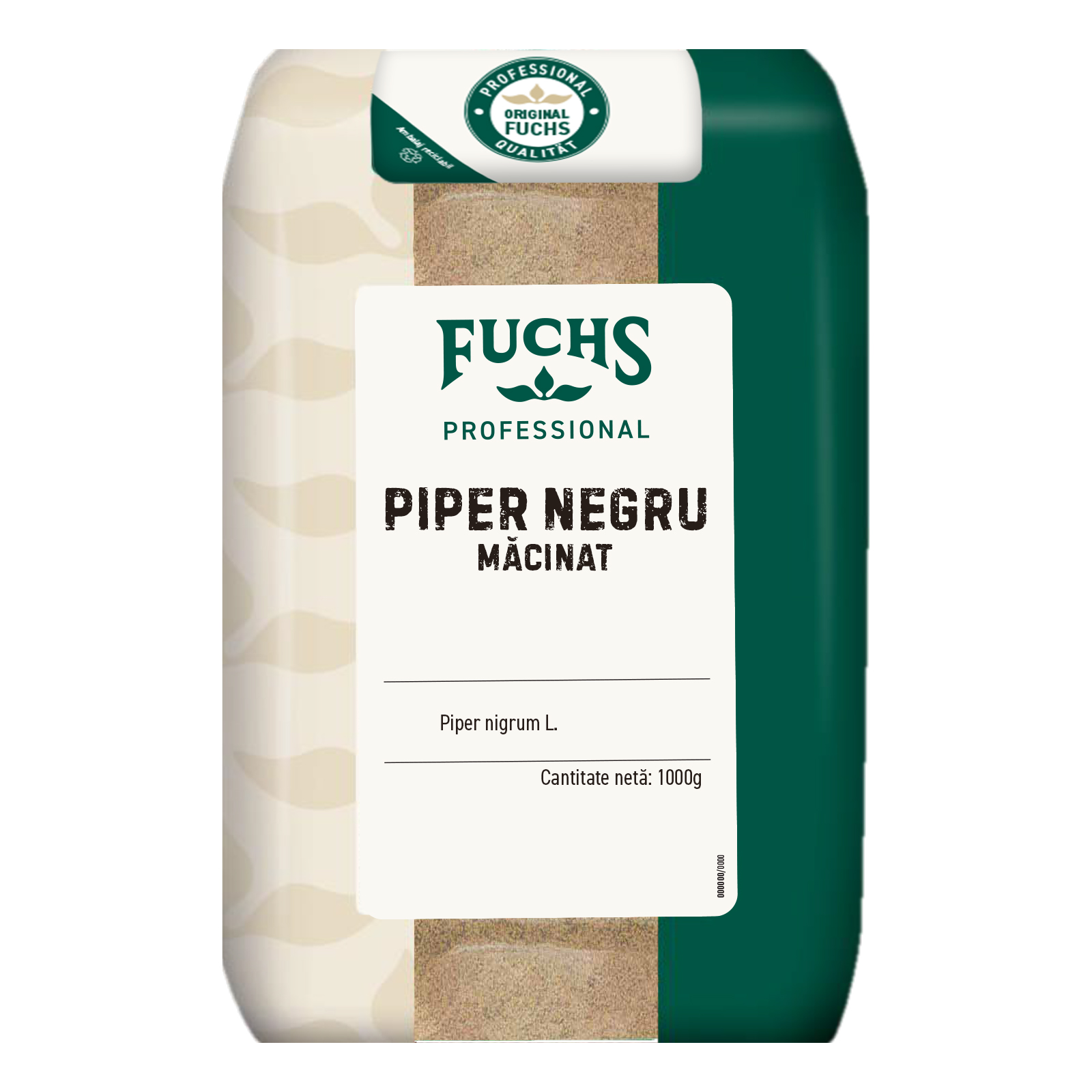 Piper negru macinat, fuchs, 1000g Fuchs