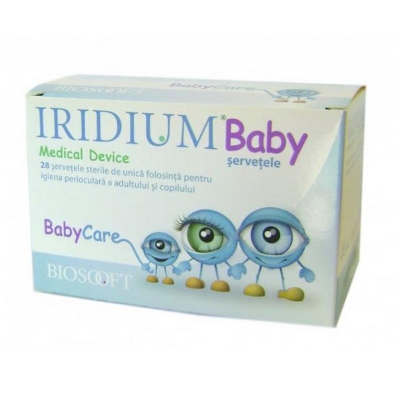 Iridium Baby Serv. Sterile, 28 buc