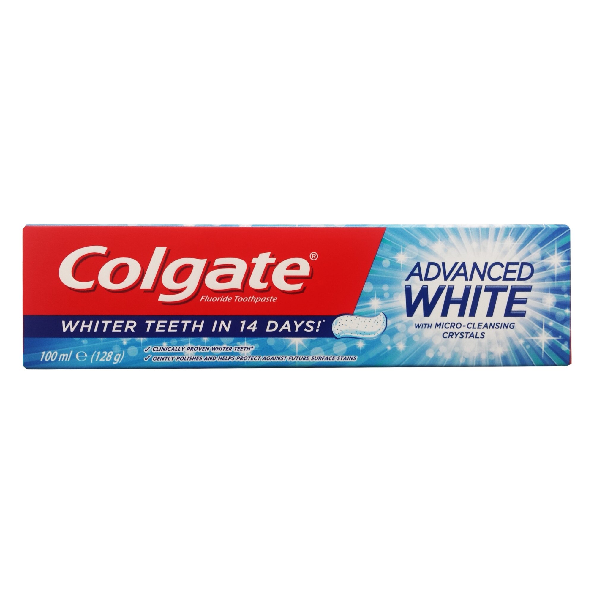 Colgate pasta advanced whitening, 100 ml, Colgate-Palmolive