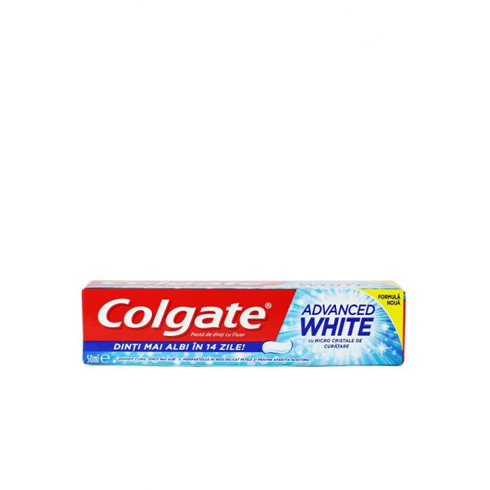 Colgate pasta advanced whitening, 50 ml, Colgate-Palmolive