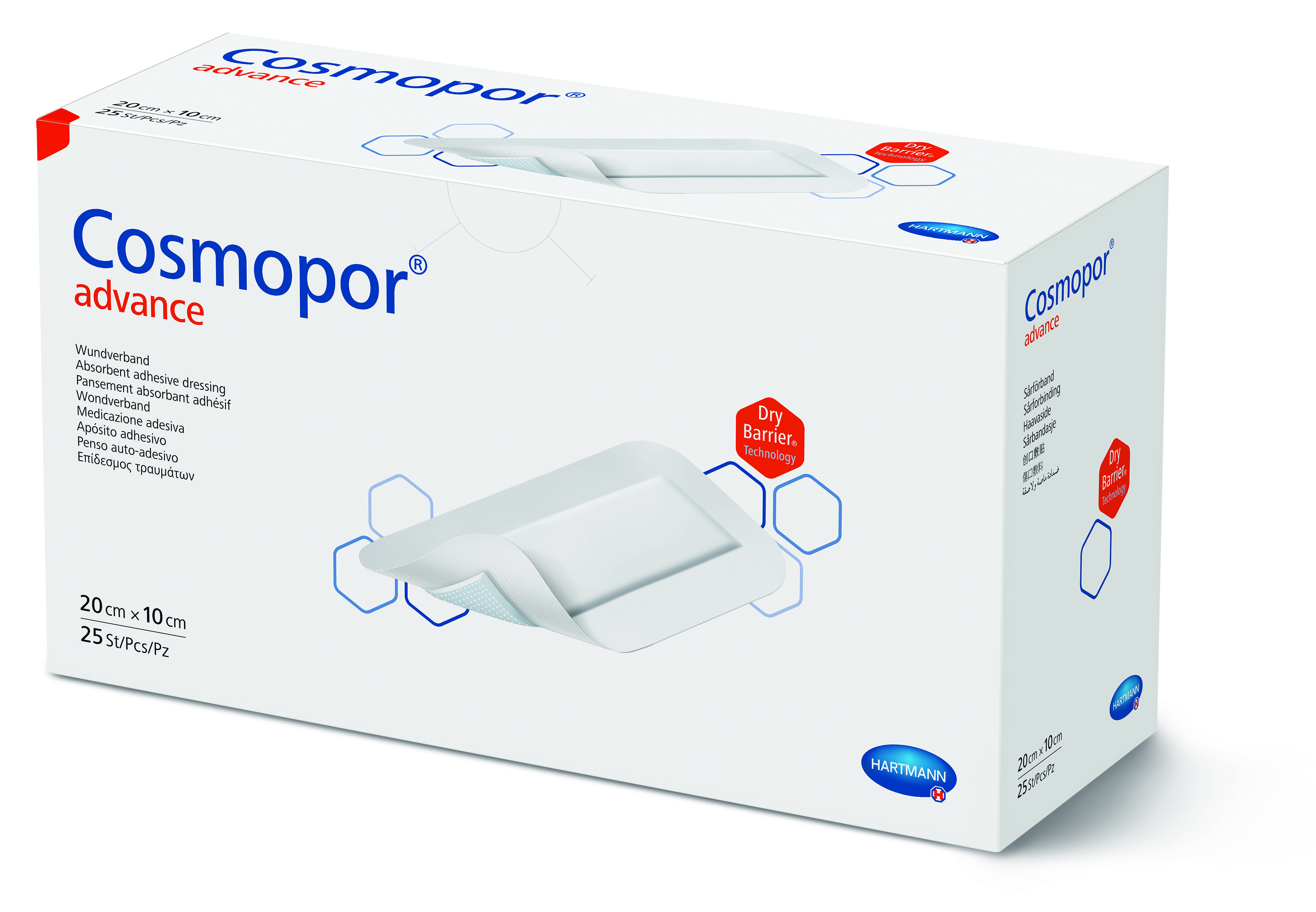 Cosmopor advance 20 x 10 cm x 25 buc - plasture steril