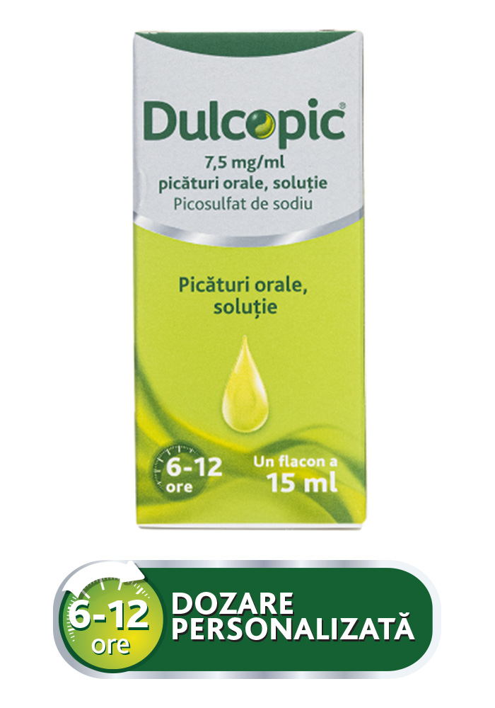 Dulcopic 7,5mg/ml, picaturi orale, 15 ml, Sanofi