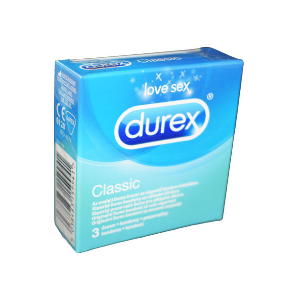 Durex prezervative clasic x 3buc