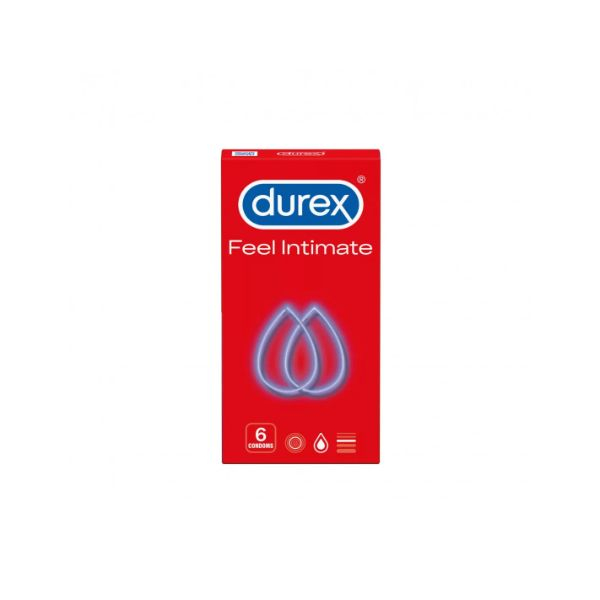 Durex prezervative feel intimate, 6 buc, Reckit Benckiser