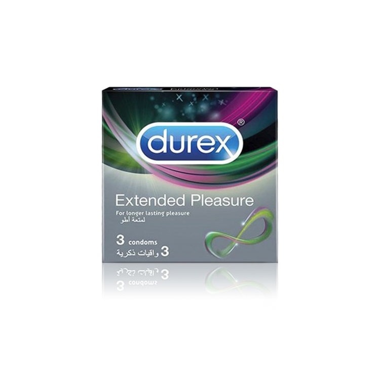 Durex prezervative extended pleasure x 3 buc