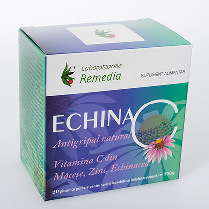 Echinaceea-C 1000mg x 20 plicuri (Echina-C)