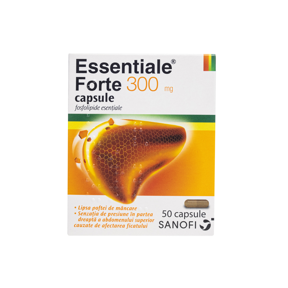Essentiale Forte 300mg, 50 de capsule, Sanofi