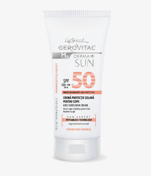 Gh3 Derma+ sun crema protectie solara copii spf50 x 100 ml