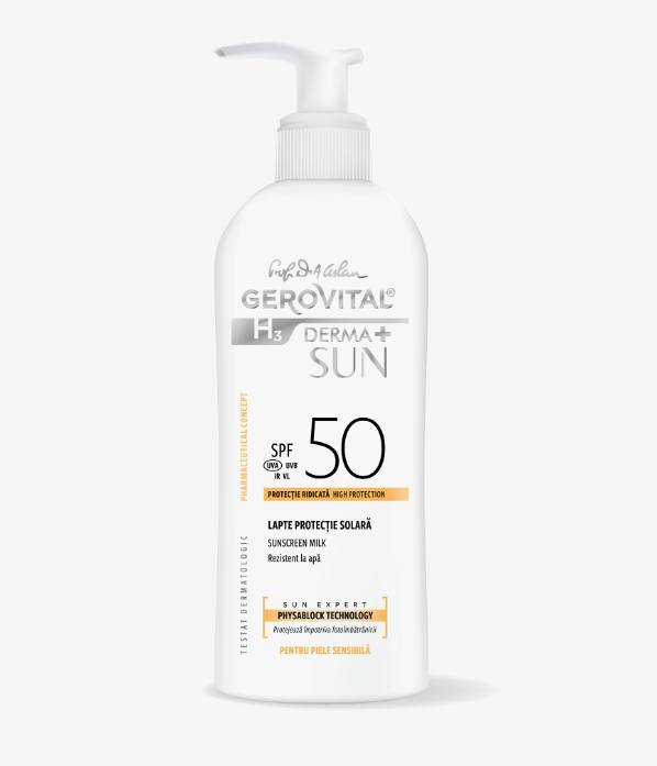 Gh3 Derma+ sun lapte protectie solara spf 50 x 200 ml