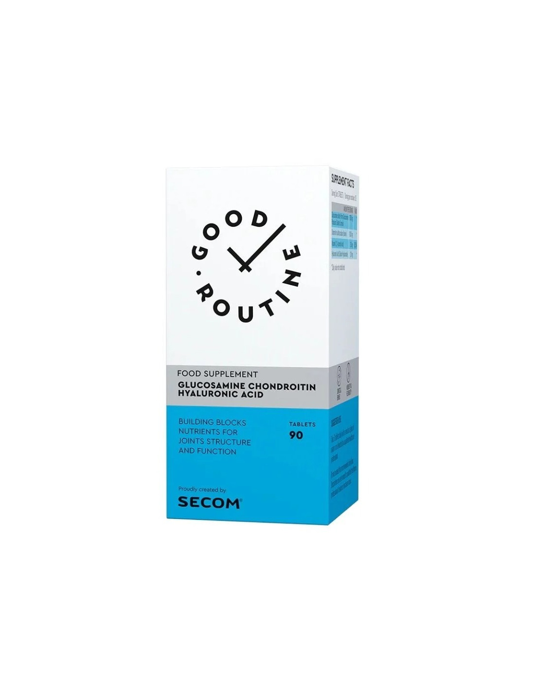 Good routine glucosamine chondroitin hyaluronic acid, 90 capsule, Secom