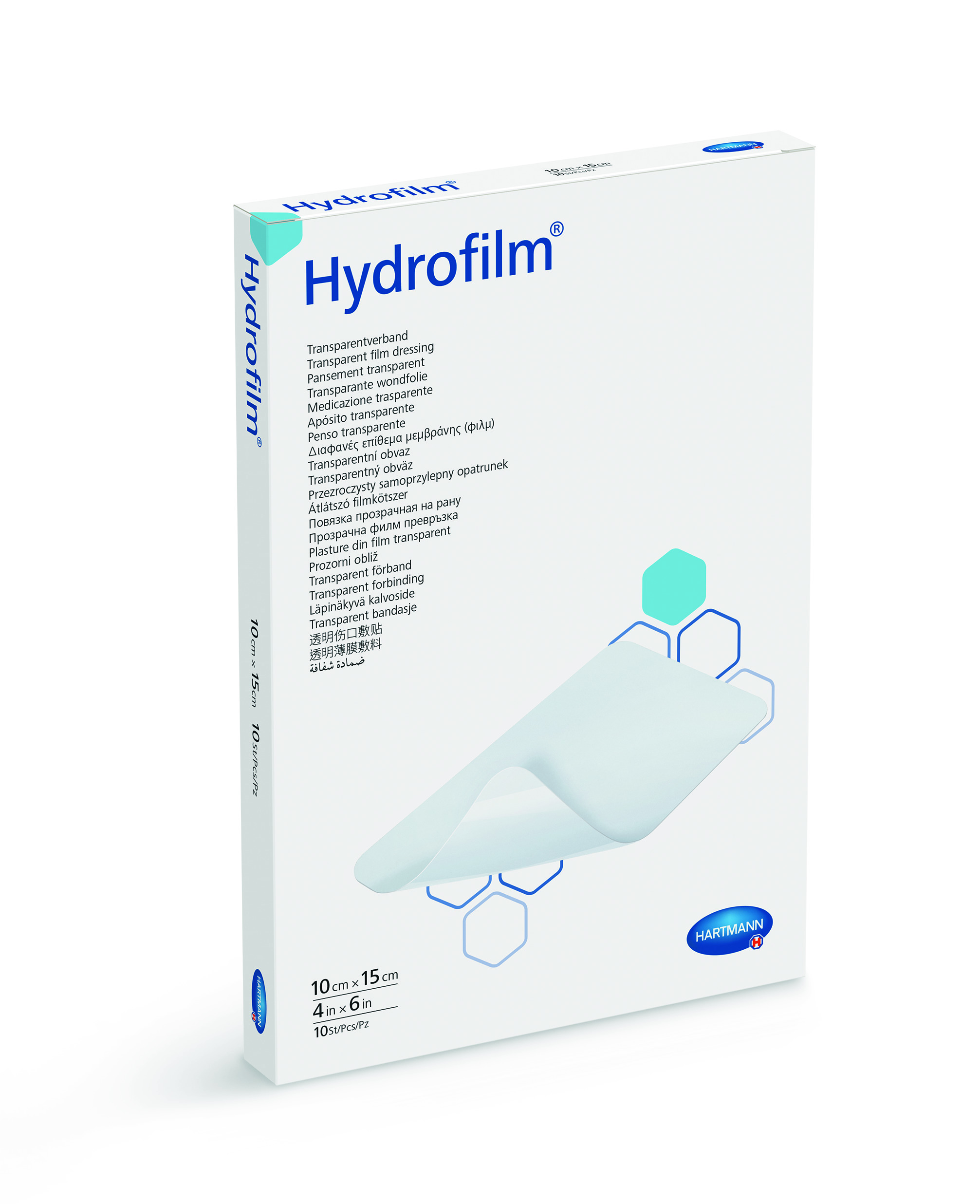 Hydrofilm 10 x 15 cm  x 10 buc - plasture steril transparent