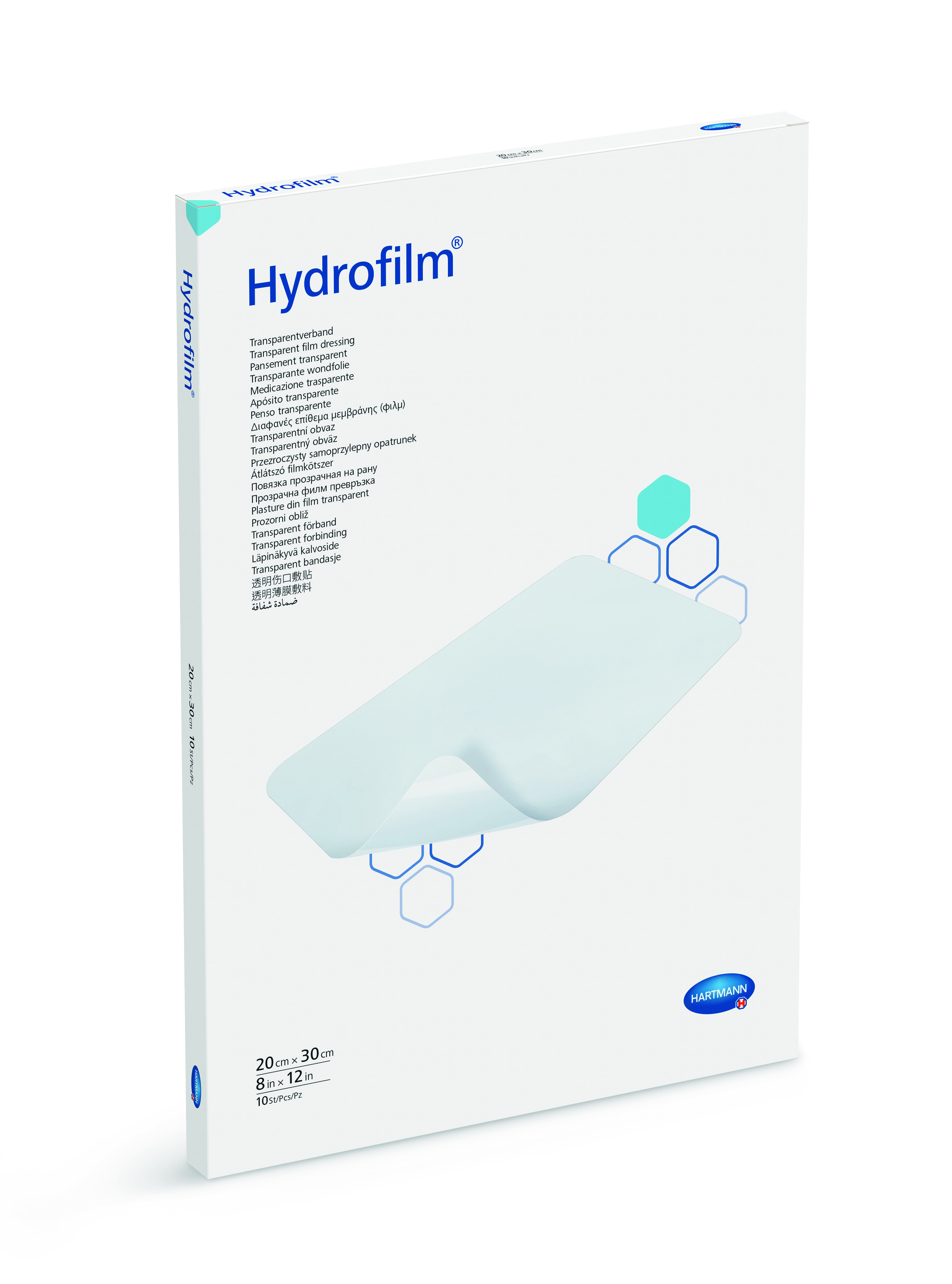 Hydrofilm 20 x 30 cm x 10 buc - plasture steril transparent