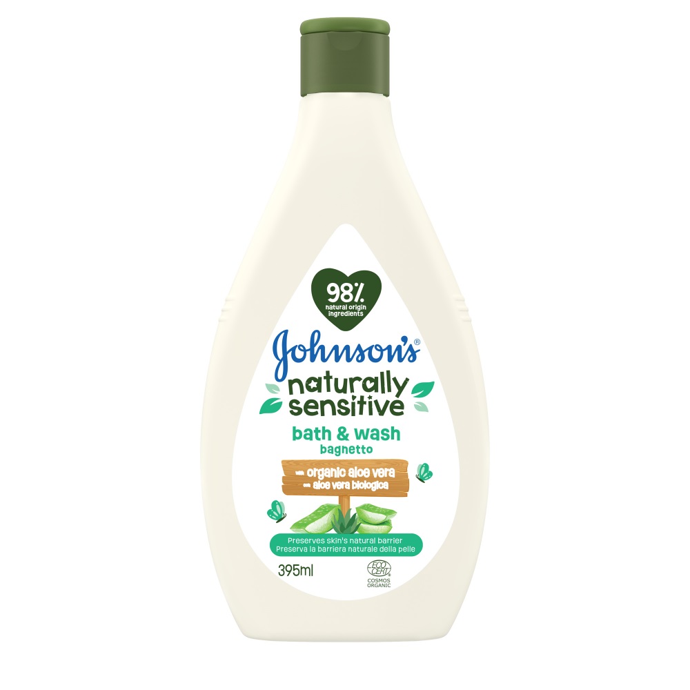 Johnsons Baby naturally sensitive sampon si gel de dus  x 395 ml