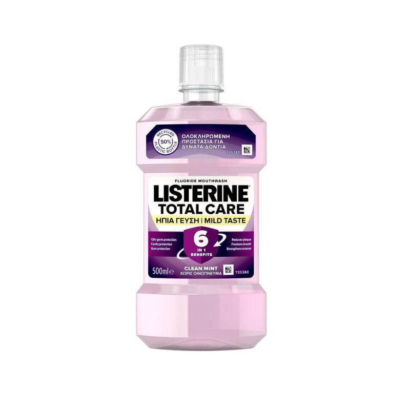 Listerine TotalCare Mild Taste apa gura, 500 ml, Johnson & Johnson