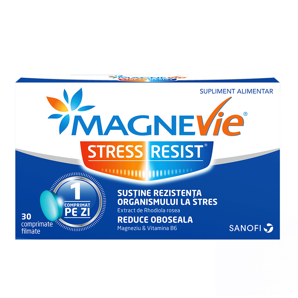 Magnevie Stress resist, 30 de comprimate filmate, Sanofi
