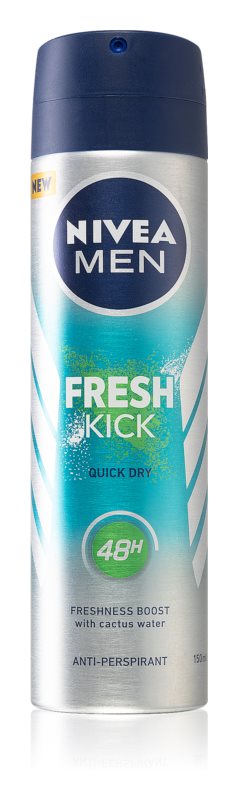 Deodorant spray Nivea Men Fresh Kick, 150 de mililitri, Beiersdorf