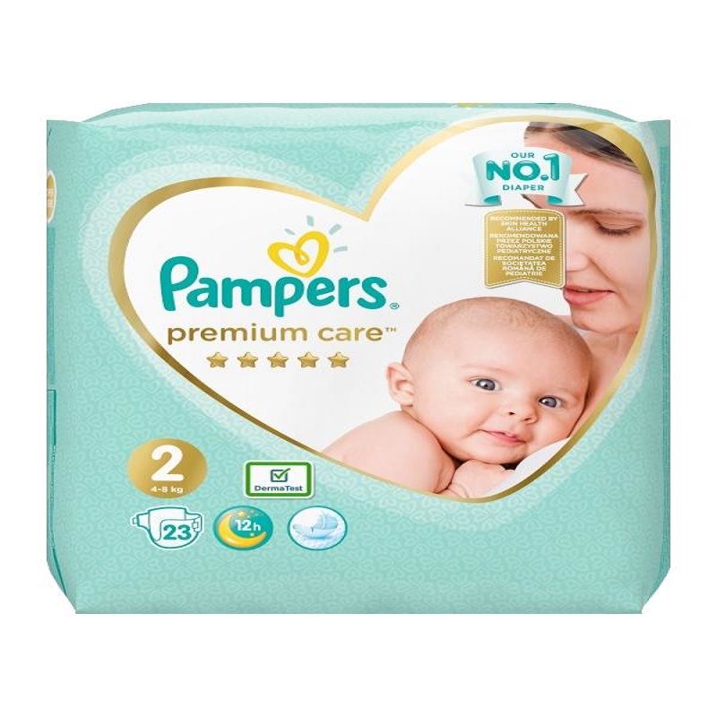 Pampers nr 2 premium care x 23 buc