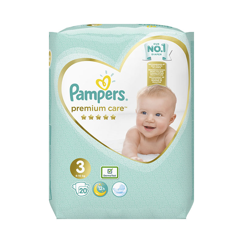Pampers nr 3 premium care x 20 buc