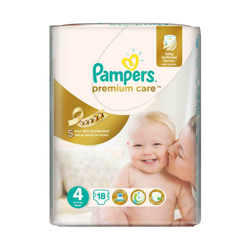 Pampers nr 4 premium care x 18 buc