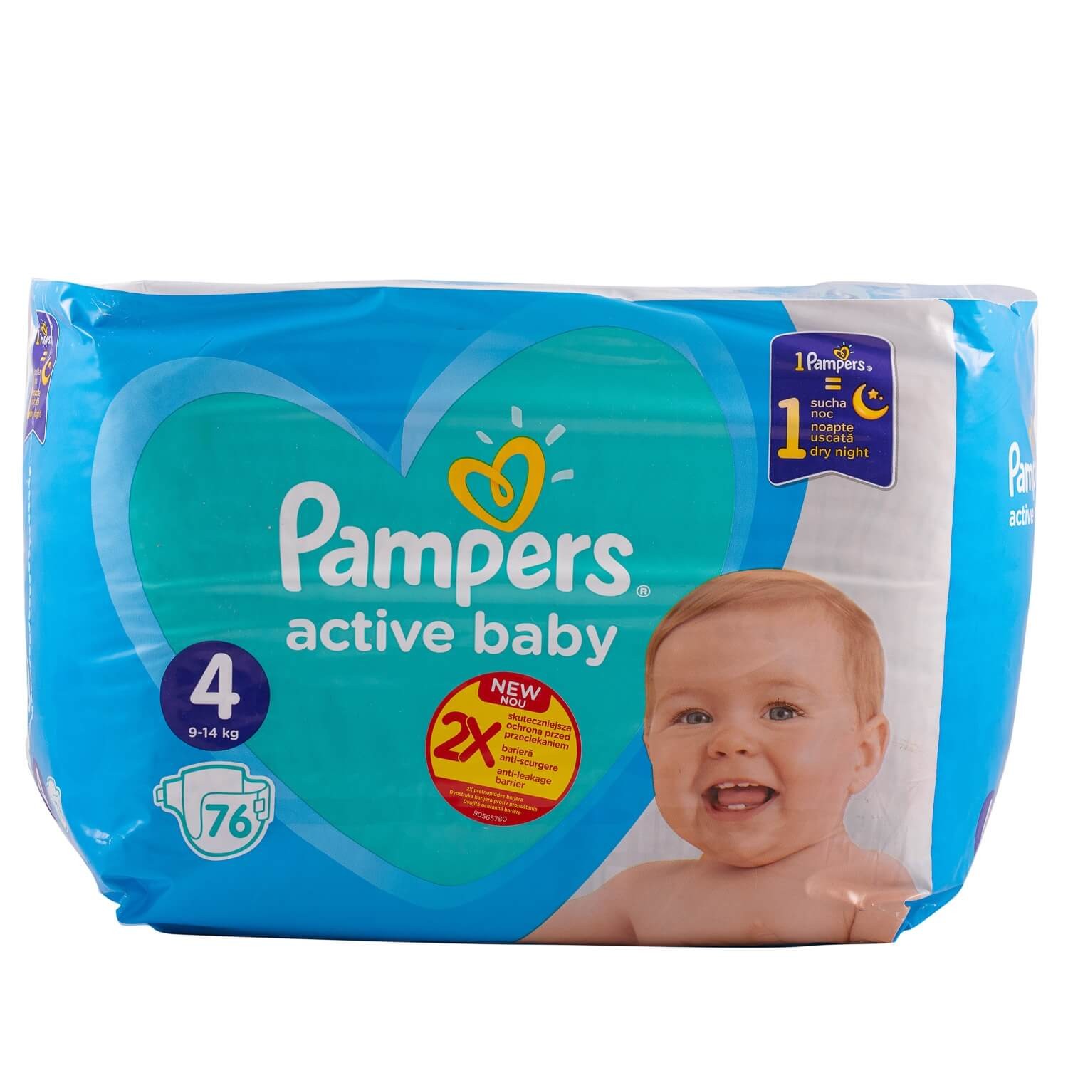 Pampers nr 4 x 76 buc