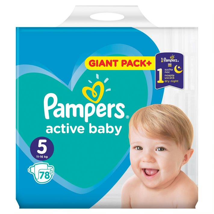 Pampers nr 5 x 78 buc