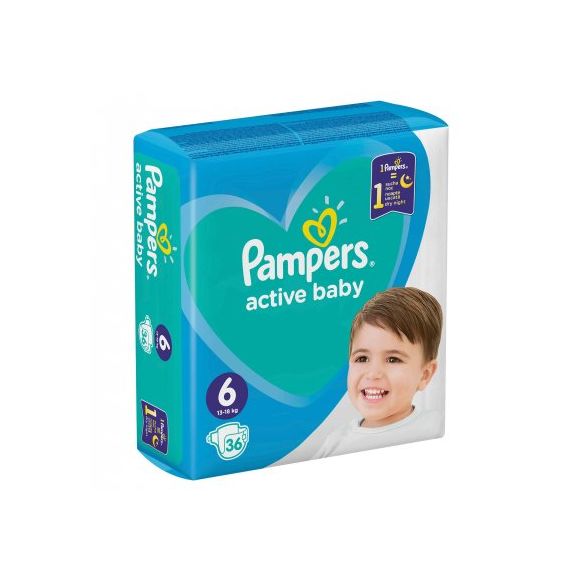 Pampers nr 6 x 36 buc